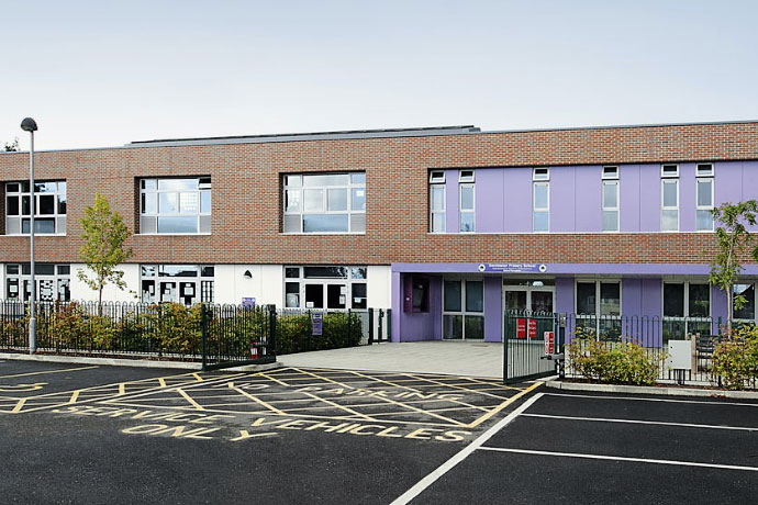 Cladding & drylining at Dorchester Primary School, Worcester Park